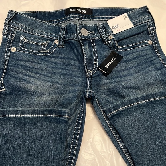 Express Bell Flare Low Rise 2Short! - Picture 2 of 5